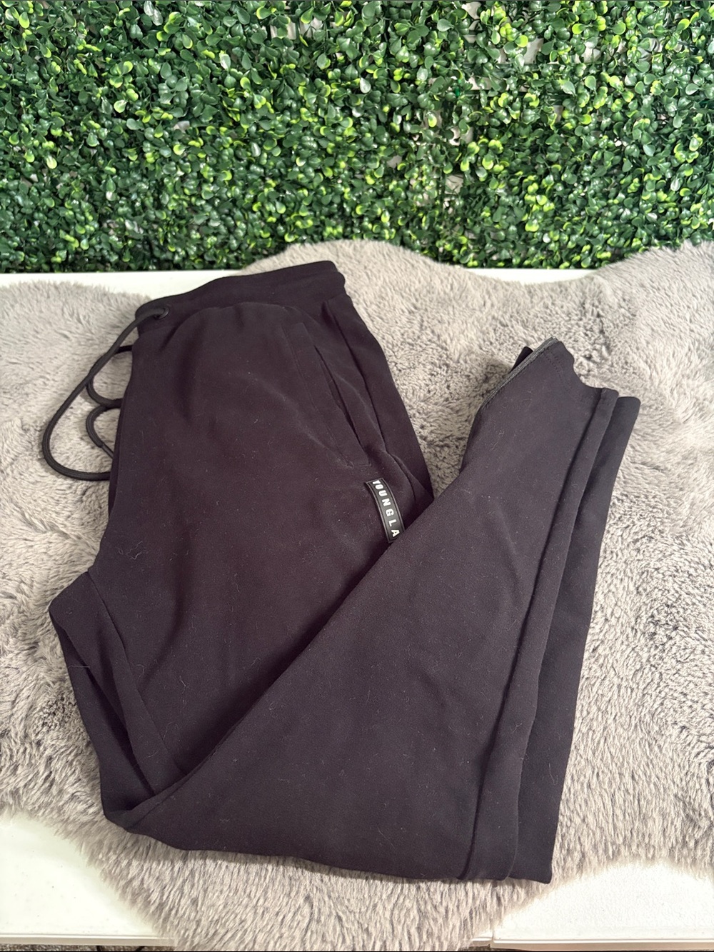 Men's Black Jogger Pants - Unknown Brand